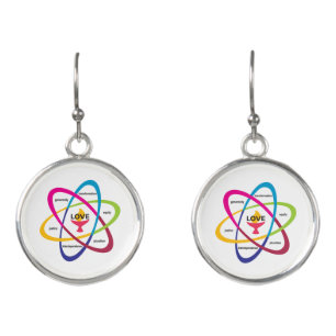 Shared Values Atom - Unitarian Universalist Associ Earrings