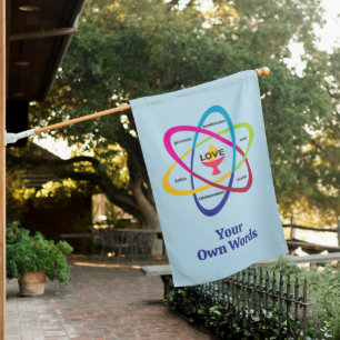 Shared Values Atom - Unitarian Universalist Associ House Flag