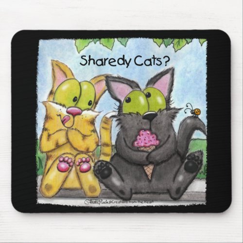 Sharedy Cats _Silly and Tig Mouse Pad