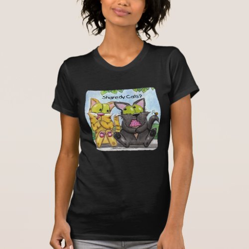 Sharedy Cats _Silly and Tig T_Shirt