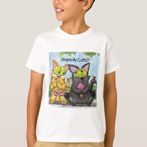 Sharedy Cats _Silly and Tig T_Shirt