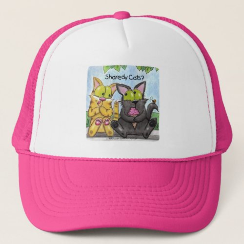 Sharedy Cats _Silly and Tig Trucker Hat