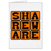 Shareware, Software Cards (Front)