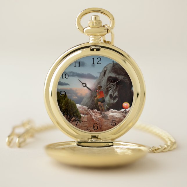 Sharing An Apple With A Gorilla, Pocket Watch (Inside)