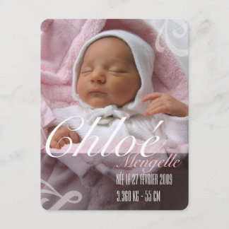 Sharing Birth - Girl Announcement