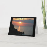 Sharing in Your Sorrow  Beach Sympathy Card