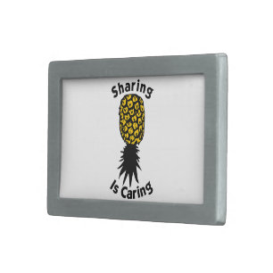 Sharing is Caring Belt Buckle