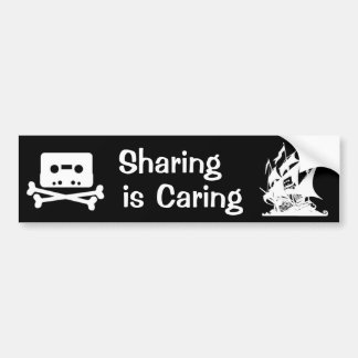 Sharing is Caring Bumper Sticker