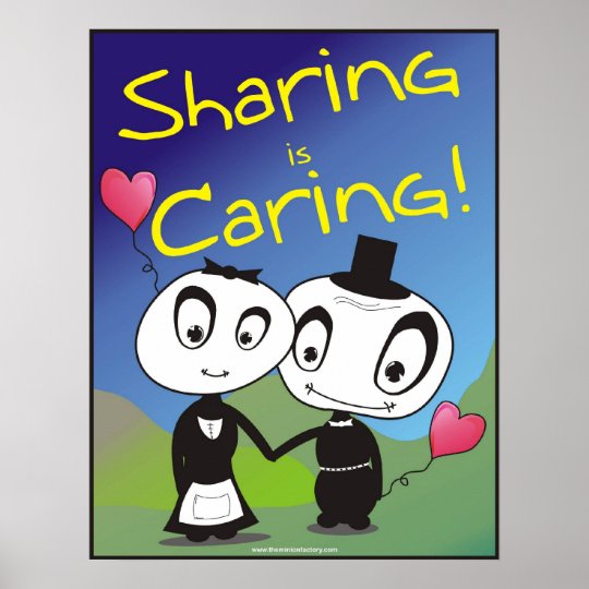 Sharing Is Caring Poster 