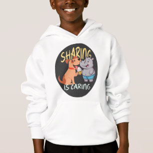 Sharing Is Caring Quote Design Hoodie