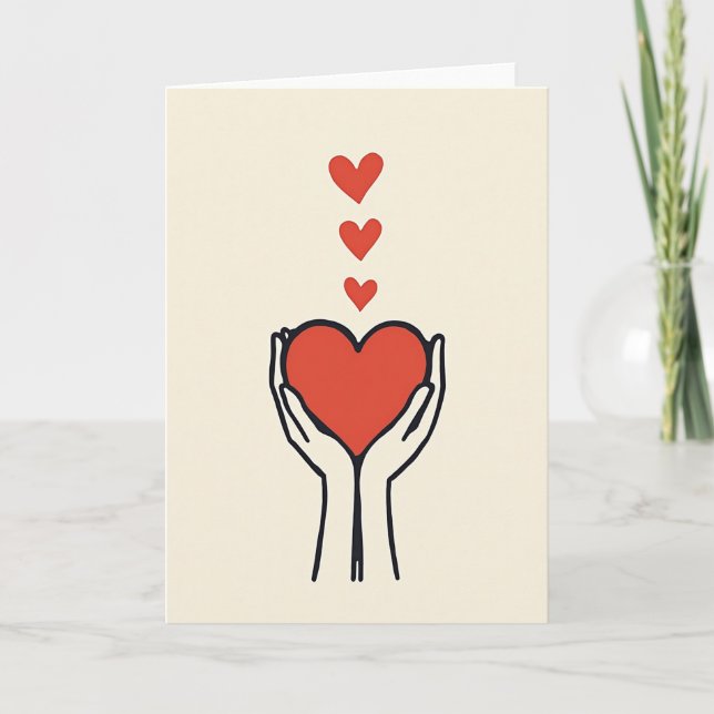 Sharing My Love And Care Card (Front)