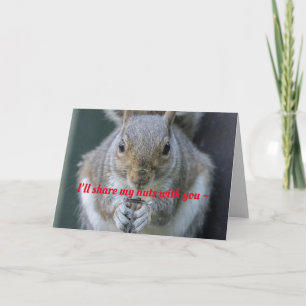 SHARING NUTS LOVE YOU CARD