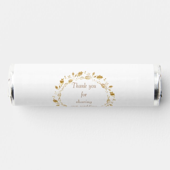 Sharing Our Wedding Breath Saver Wedding Favors (Front)