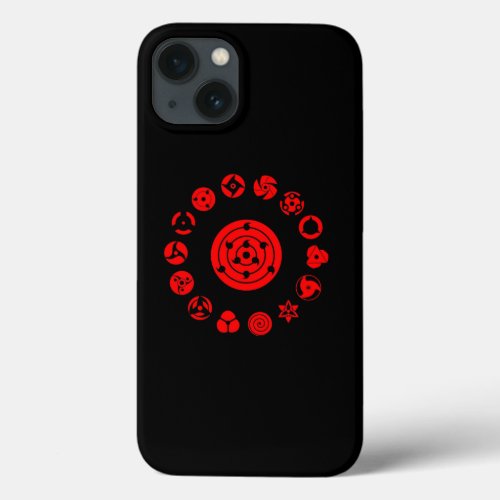 sharingan iPhone 13 case