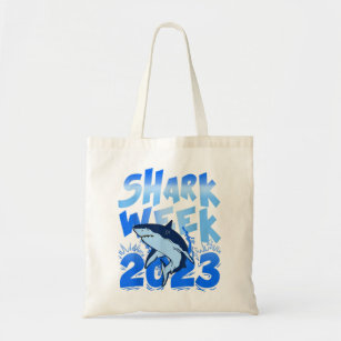 Shark 2023 Week Passion For Shark Lover Ocean Anim Tote Bag