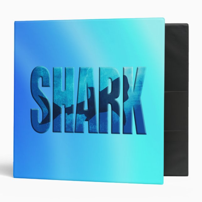 shark 3 ring binder (Front/Inside)