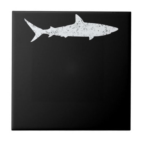 Shark   70s Distressed Throwback Ceramic Tile