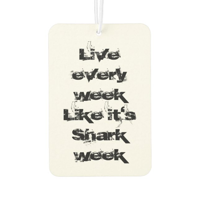 Shark Air Freshener (Back)