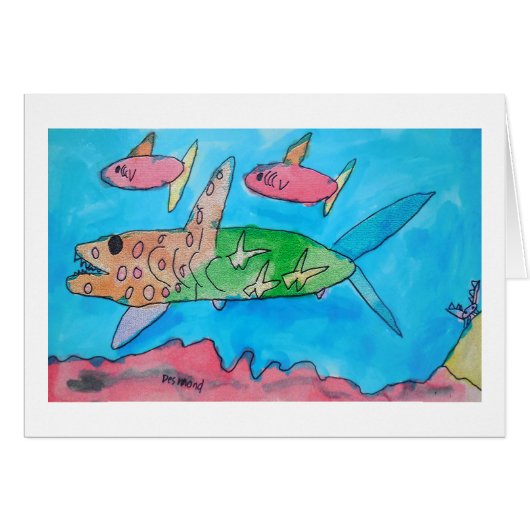 Shark Aloha Cards (Front Horizontal)