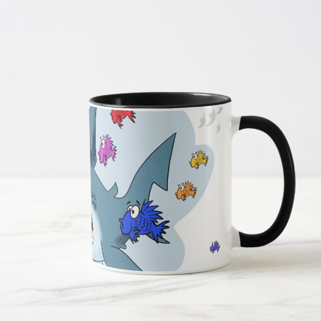 Shark Among Fish Mug (Right)