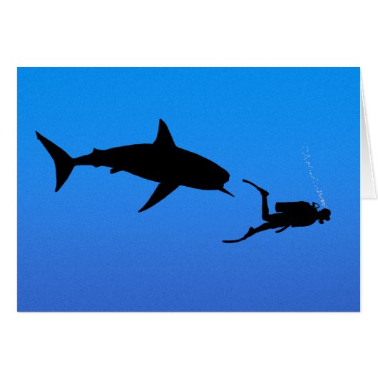 Shark and SCUBA Cards (Front Horizontal)