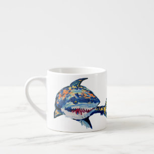 Shark "Art by Kids" Espresso Cup