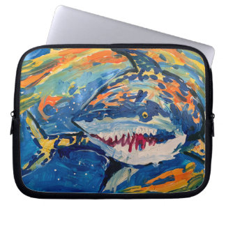 Shark "Art by Kids" Laptop Sleeve