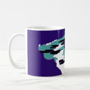 Shark art  coffee mug