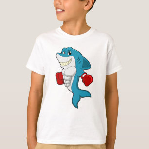 Shark as Boxer with Boxing gloves T-Shirt