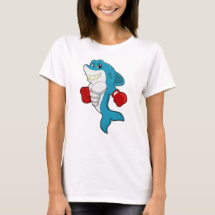 Shark as Boxer with Boxing gloves T-Shirt