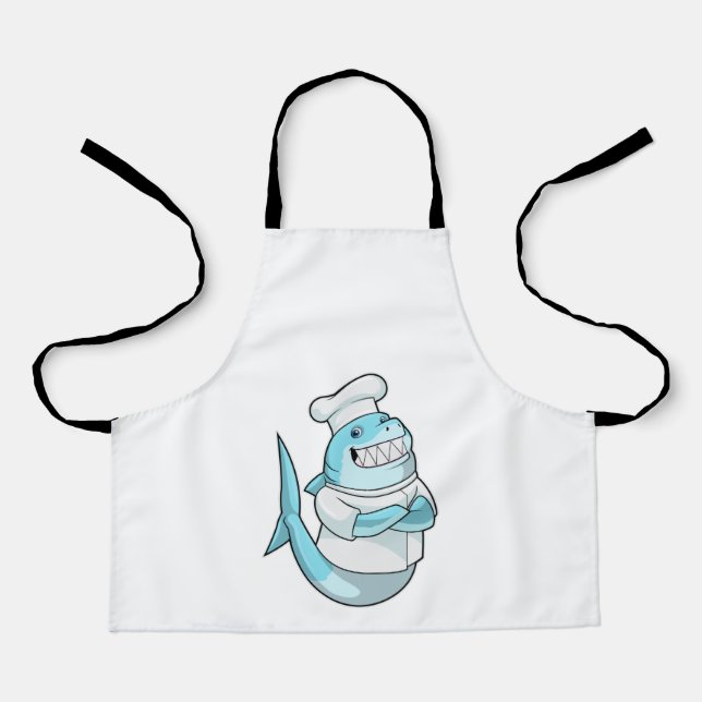 Shark as Chef with Cooking apron (Front)