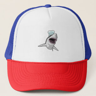 Shark as Cook with Chef hat