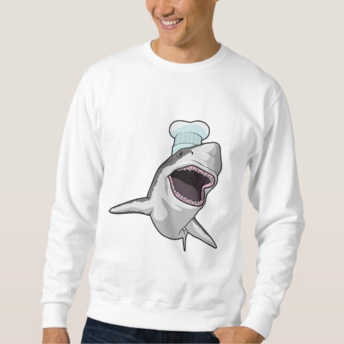 Shark as Cook with Chef hat Sweatshirt