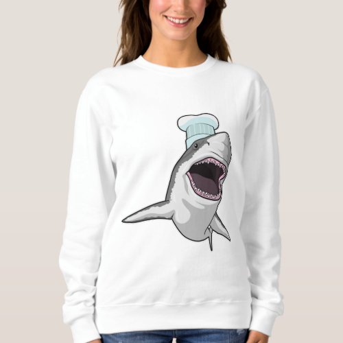 Shark as Cook with Chef hat Sweatshirt