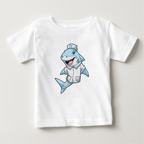 Shark as Nurse with Coat Baby T_Shirt