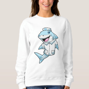 Shark as Nurse with Coat Sweatshirt