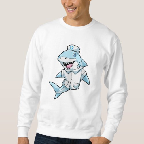 Shark as Nurse with Coat Sweatshirt