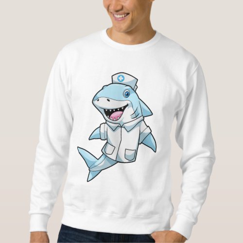 Shark as Nurse with Coat Sweatshirt