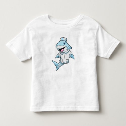 Shark as Nurse with Coat Toddler T_shirt