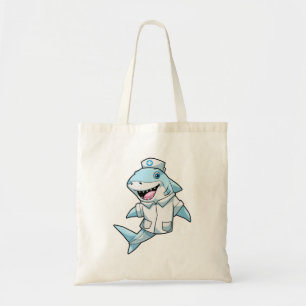 Shark as Nurse with Coat Tote Bag