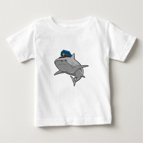 Shark as Police officer Police Baby T_Shirt