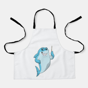 Shark as Teacher with Pointer Apron