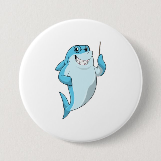 Shark as Teacher with Pointer Button (Front)