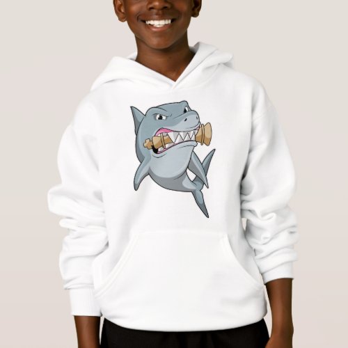 Shark at Chess with Chess piece King Hoodie