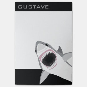 Shark Attack Add Your Name Funny Post-it Notes