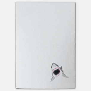 Shark Attack - Bite of the Great White Shark Post-it Notes