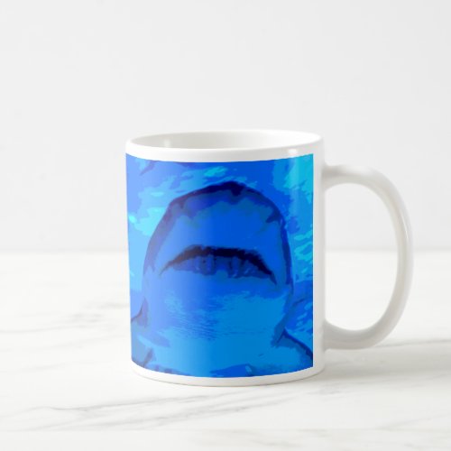 Shark attack coffee mug