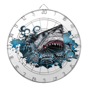Shark Attack Dart Board