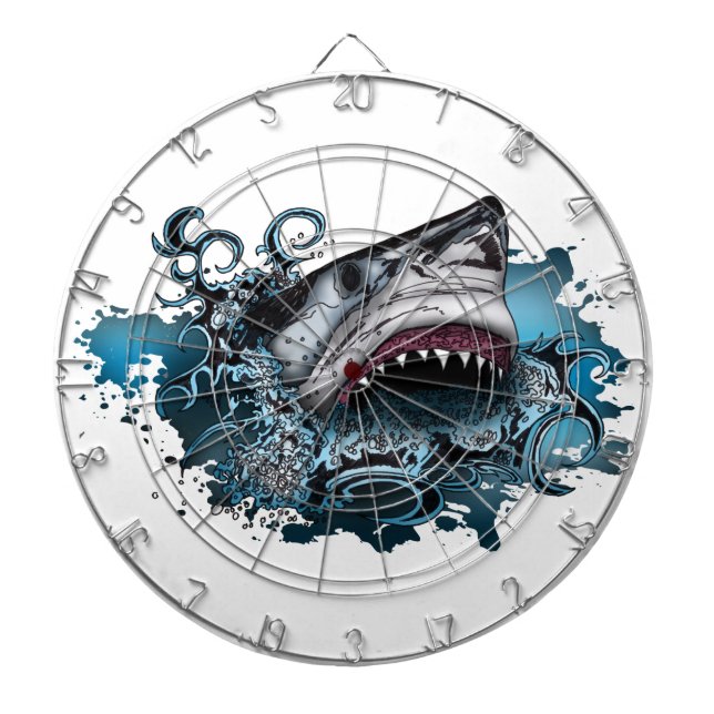 Shark Attack Dart Board (Front)