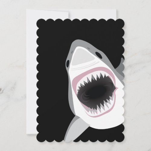 Shark Attack Dive Club Event or Birthday Party Invitation